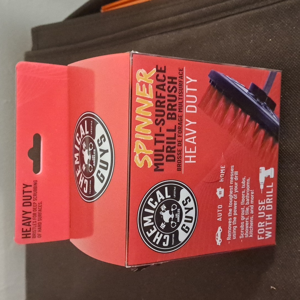Chemical Guys heavy-duty multi-surface  drill brush